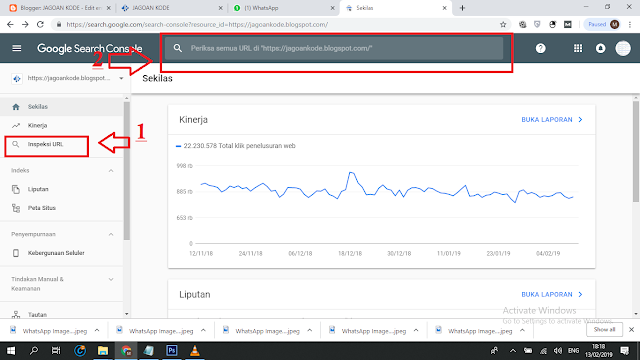 Cara Submit URL Artikel Baru Di Google Webmaster Versi Terbaru