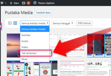 gambar yang tidak terpakai di wordpress