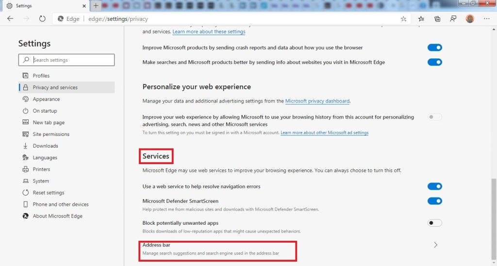 Cara Mengganti Mesin Pencari Default Di Microsoft Edge - Jagoan Kode