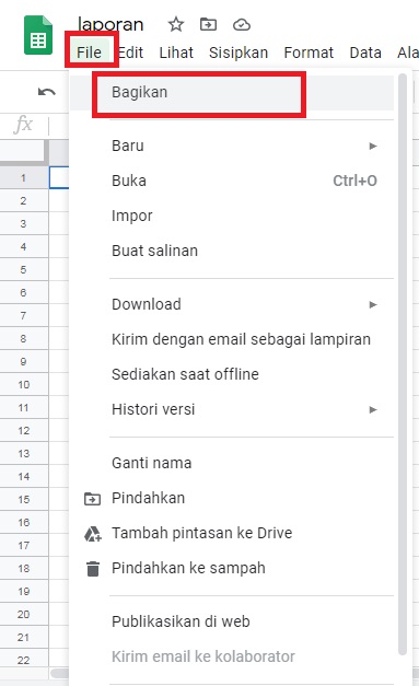 Cara Membuat Spreadsheet Di Google Sheets - Jagoan Kode