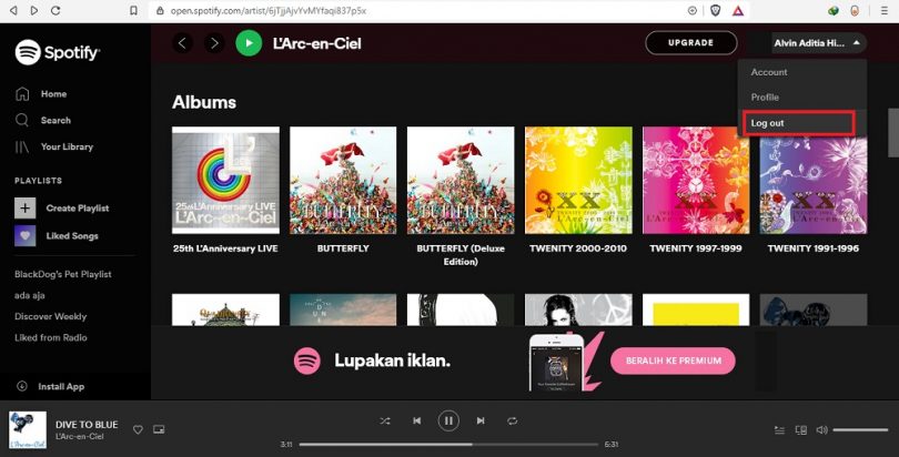 Begini Caranya Mengatasi Masalah Black Screen Pada Pemutar Web Spotify