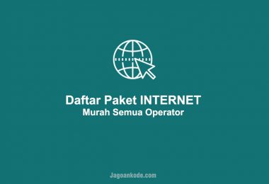 Daftar Paket INTERNET Murah Semua Operator