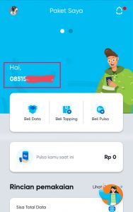 cek nomor by u via aplikasi