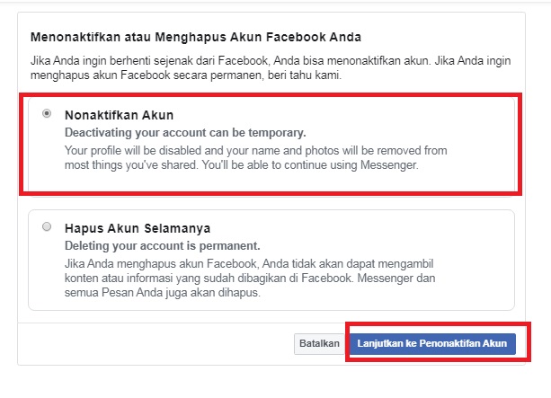 Ingin Menonaktifkan Akun Facebook? Ikuti Tutorial Berikut - Jagoan Kode