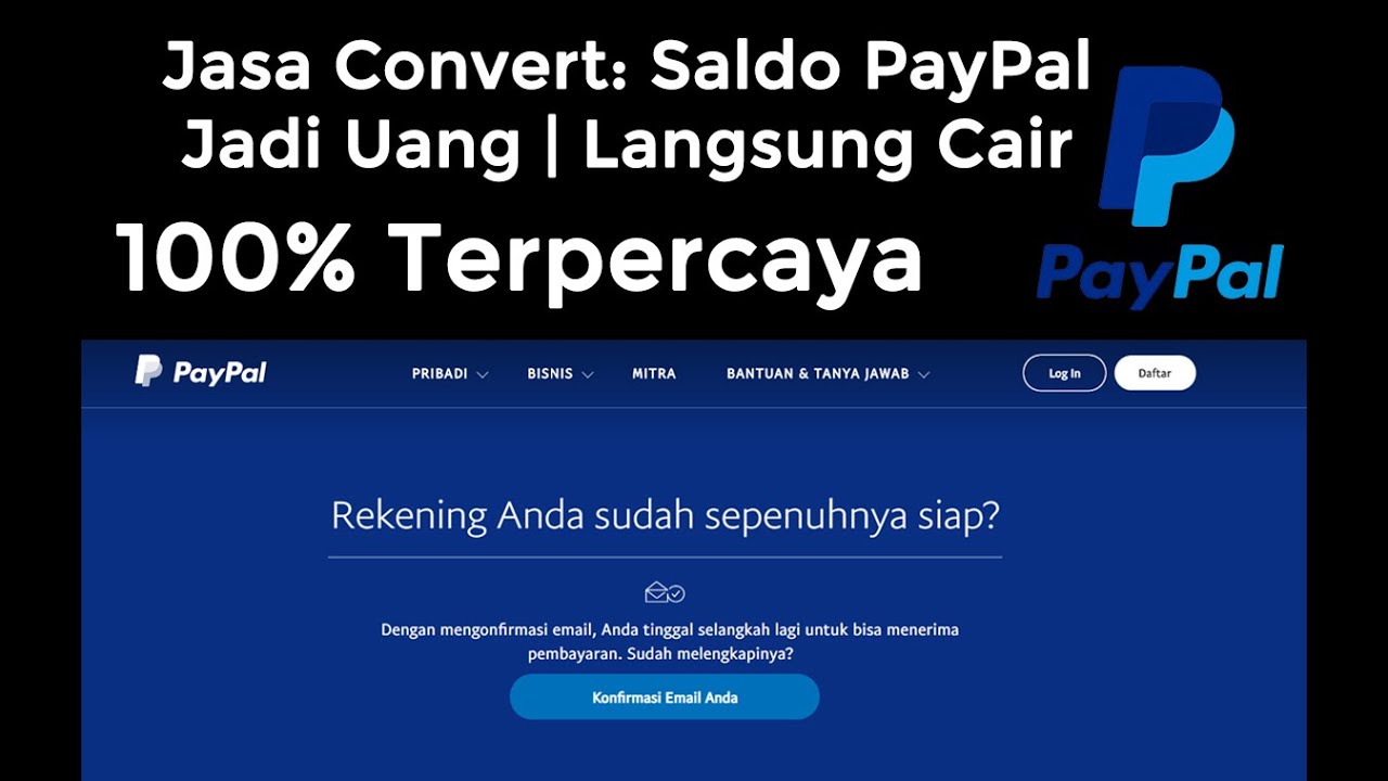 convert saldo paypal