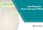 Cara Mengirim Pesan Kosong di WhatsApp