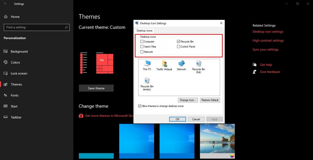 Cara Menampilkan Icon Di Windows 10 - Jagoan Kode